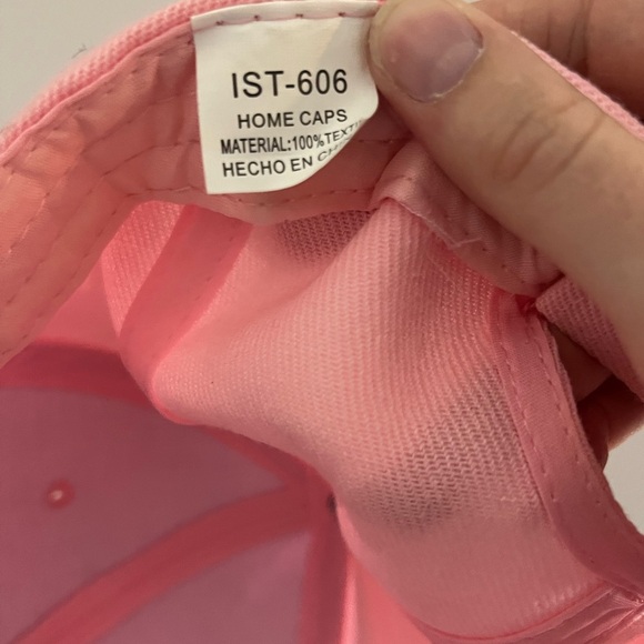 Pink LA Baseball Cap - Picture 3 of 6